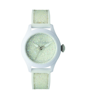 ToyWatch White Glitter Swarovski Crystals GL01WH Gioielleria Colò